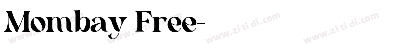 Mombay Free字体转换